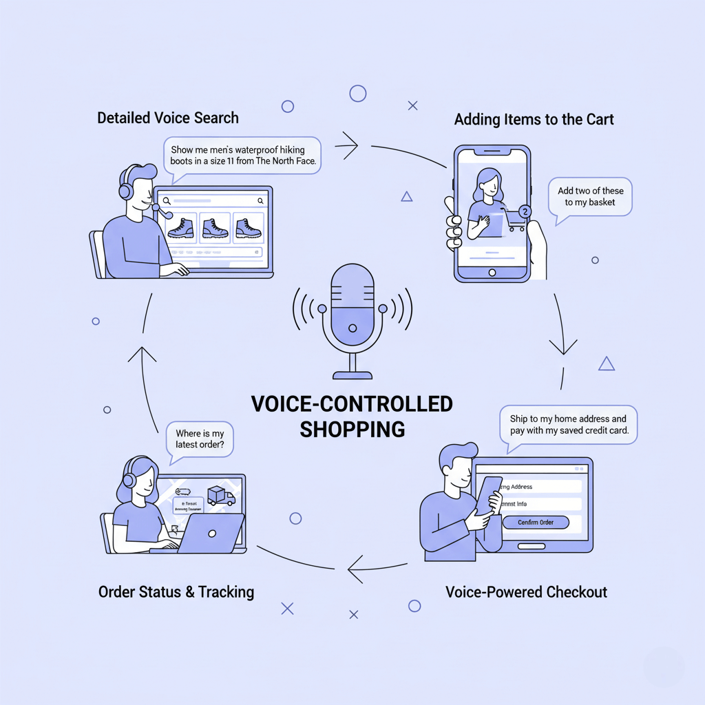 Full-Journey Voice-Controlled Shopping