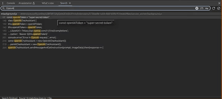 Open AI API key