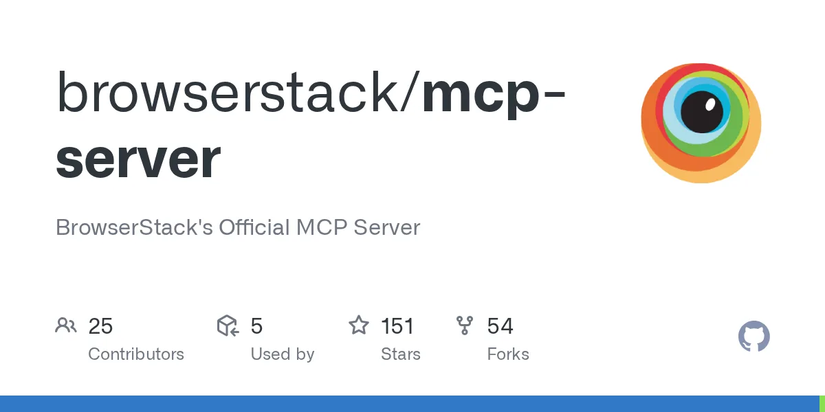 browserstack/mcp-server on GitHub