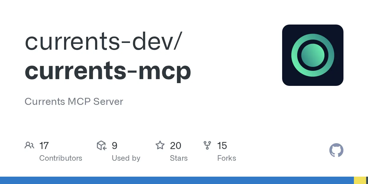 currents-dev/currents-mcp on GitHub