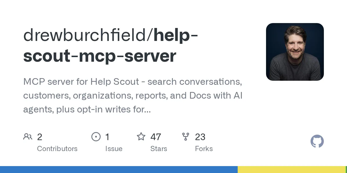 drewburchfield/help-scout-mcp-server on GitHub